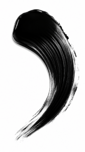 Texture mascara trace matière pour un shooting e-commerce de luxe pour une marque de cosmétique