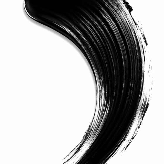 Texture mascara trace matière pour un shooting e-commerce de luxe pour une marque de cosmétique